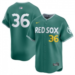 Men Boston Red Sox 36 Triston Casas Green 2025 City Connect Limited Stitched Baseball Jersey