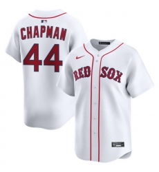 Men Boston Red Sox Nike Home Limited Jersey White Chapman Aroldis 44