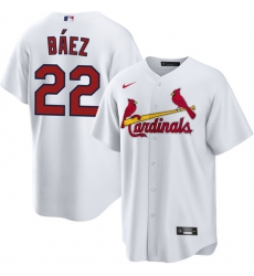 Men St Louis Cardinals 22 Joshua Baez White Home Stitched Baseball Jersey Men St Louis Cardinals 22 Joshua Baez White Home Stitched Baseball Jersey