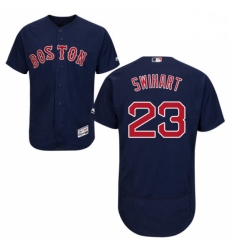 Mens Majestic Boston Red Sox 23 Blake Swihart Navy Blue Alternate Flex Base Authentic Collection MLB Jersey