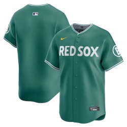 Youth Boston Red Sox Blank Green 2025 City Connect Limited Stitched Baseball Jersey