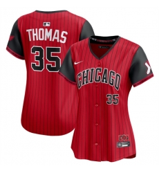 Women Chicago White Sox ACTIVE PLAYER Red Black 2025 City Connect Limited Stitched Baseball Jersey