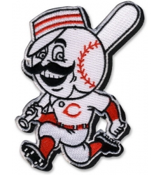 Youth Cincinnati Reds Running Man Patch Biaog Youth Cincinnati Reds Running Man Patch Biaog