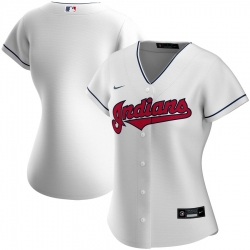 Cleveland Indians Nike Women Home 2020 MLB Team Jersey White