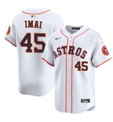 Men Houston Astros Tatsuya Imai #45 White Flex Base Stitched Home Jersey Men Houston Astros Tatsuya Imai #45 White Flex Base Stitched Home Jersey