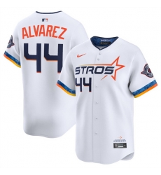 Youth Houston Astros 44 Yordan Alvarez White 2025 City Connect Limited Stitched Baseball Jersey