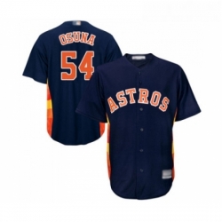 Youth Houston Astros 54 Roberto Osuna Authentic Navy Blue Alternate Cool Base Baseball Jersey 