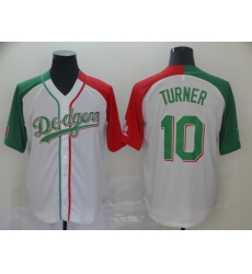 Dodgers 10 Justin Turner White Mexican Heritage Culture Night Jersey Mexico