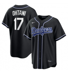 Men Los Angeles Dodgers 17 Shohei Ohtani 2026 Fashion Replica Black Out Stitched Baseball Jersey Men Los Angeles Dodgers 17 Shohei Ohtani 2026 Fashion Replica Black Out Stitched Baseball Jersey