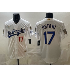 Men Los Angeles Dodgers 17 Shohei Ohtani White 2026 Gold Collection 9x B2B Champs Patch Stitched Baseball Jersey Men Los Angeles Dodgers 17 Shohei Ohtani White 2026 Gold Collection 9x B2B Champs Patch Stitched Baseball Jersey