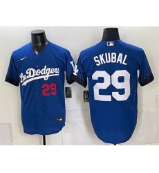 Men Los Angeles Dodgers 29 Tarik Skubal Royal City Connect Stitched Baseball Jersey Men Los Angeles Dodgers 29 Tarik Skubal Royal City Connect Stitched Baseball Jersey