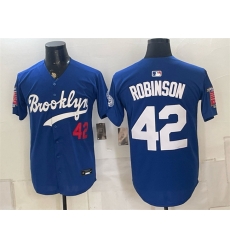 Men Los Angeles Dodgers 42 Jackie Robinson Blue With Patch Stitched Baseball Jersey Men Los Angeles Dodgers 42 Jackie Robinson Blue With Patch Stitched Baseball Jersey