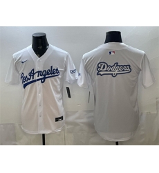 Men Los Angeles Dodgers Team Big Logo White Alternate Stadium Stitched Baseball Jersey 001 Men Los Angeles Dodgers Team Big Logo White Alternate Stadium Stitched Baseball Jersey 001