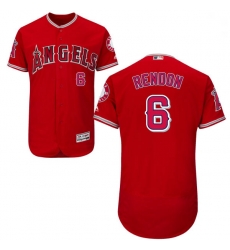 Men Anthony Rendon Los Angeles Angels Red Flex base Jersey