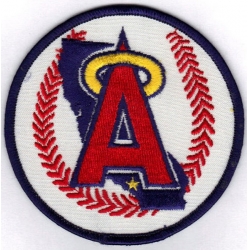 California Angels Primary Team Logo Jersey Sleeve Patch Biaog