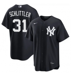 Men New York Yankees 31 Cam Schlittler Navy 2026 Alternate Stitched Baseball Jersey Men New York Yankees 31 Cam Schlittler Navy 2026 Alternate Stitched Baseball Jersey