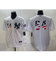 Men New York Yankees 54 Max Fried White 2026 USA 250 Fourth of July Home Stadium Stitched Baseball Jersey Men New York Yankees 54 Max Fried White 2026 USA 250 Fourth of July Home Stadium Stitched Baseball Jersey