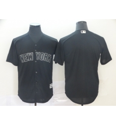 Yankees Blank Black 2019 Players 27 Weekend Player Jersey