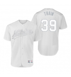 Oakland Athletics Blake Treinen Train White 2019 Players Weekend MLB Jersey