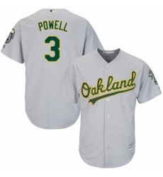 Youth Majestic Oakland Athletics 3 Boog Powell Authentic Grey Road Cool Base MLB Jersey Youth Majestic Oakland Athletics 3 Boog Powell Authentic Grey Road Cool Base MLB Jersey
