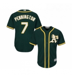 Youth Oakland Athletics 7 Cliff Pennington Replica Green Alternate 1 Cool Base Baseball Jersey Youth Oakland Athletics 7 Cliff Pennington Replica Green Alternate 1 Cool Base Baseball Jersey