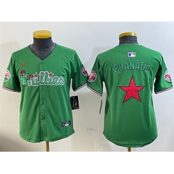 Youth Philadelphia Phillies Green Phanatic Limited Stitched Jersey