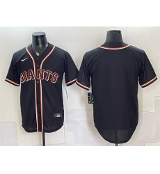 Men San Francisco Giants Blank 2026 Fashion Replica Black Out Stitched Baseball Jersey Men San Francisco Giants Blank 2026 Fashion Replica Black Out Stitched Baseball Jersey