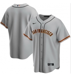 Men San Francisco Giants Nike Gray Blank Jersey