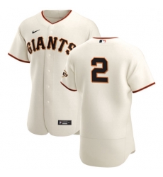 San Francisco Giants 2 Daniel Robertson Men Nike Cream Home 2020 Authentic Player MLB Jersey