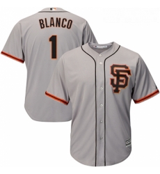 Youth Majestic San Francisco Giants 1 Gregor Blanco Replica Grey Road 2 Cool Base MLB Jersey Youth Majestic San Francisco Giants 1 Gregor Blanco Replica Grey Road 2 Cool Base MLB Jersey