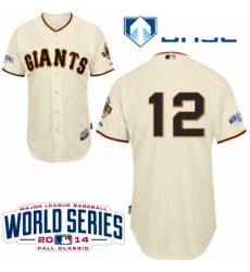 Youth Majestic San Francisco Giants 12 Joe Panik Authentic Cream Home Cool Base w2014 World Series Patch MLB Jersey Youth Majestic San Francisco Giants 12 Joe Panik Authentic Cream Home Cool Base w2014 World Series Patch MLB Jersey