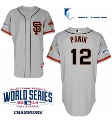 Youth Majestic San Francisco Giants 12 Joe Panik Replica Grey Road 2 Cool Base w2014 World Series Patch MLB Jersey Youth Majestic San Francisco Giants 12 Joe Panik Replica Grey Road 2 Cool Base w2014 World Series Patch MLB Jersey