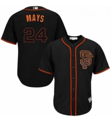 Youth Majestic San Francisco Giants 24 Willie Mays Authentic Black Alternate Cool Base MLB Jersey Youth Majestic San Francisco Giants 24 Willie Mays Authentic Black Alternate Cool Base MLB Jersey