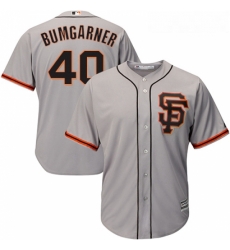 Youth Majestic San Francisco Giants 40 Madison Bumgarner Authentic Grey Road 2 Cool Base MLB Jersey Youth Majestic San Francisco Giants 40 Madison Bumgarner Authentic Grey Road 2 Cool Base MLB Jersey