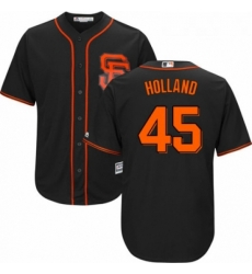 Youth Majestic San Francisco Giants 45 Derek Holland Authentic Black Alternate Cool Base MLB Jersey Youth Majestic San Francisco Giants 45 Derek Holland Authentic Black Alternate Cool Base MLB Jersey
