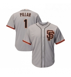 Youth San Francisco Giants 1 Kevin Pillar Replica Grey Road 2 Cool Base Baseball Jersey Youth San Francisco Giants 1 Kevin Pillar Replica Grey Road 2 Cool Base Baseball Jersey