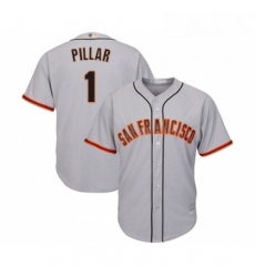 Youth San Francisco Giants 1 Kevin Pillar Replica Grey Road Cool Base Baseball Jersey Youth San Francisco Giants 1 Kevin Pillar Replica Grey Road Cool Base Baseball Jersey