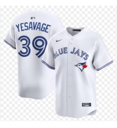 Men Toronto Blue Jay Trey Yesavage #39 White Stitched Baseball Jersey
