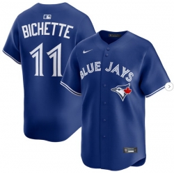 Men Toronto Blue Jays 11 Bo Bichette Royal Cool Base Stitched Baseball Jersey