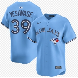 Men Toronto Blue Jays 39 Trey Yesavage Light Blue Cool Base Stitched Baseball Jersey