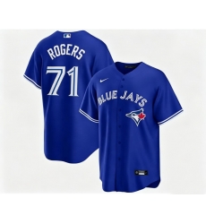Men Toronto Blue Jays Tyler Rogers 71 Blue Away Flex Base Stitched Baseball Jersey