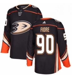 Mens Adidas Anaheim Ducks 90 Giovanni Fiore Authentic Black Home NHL Jersey 