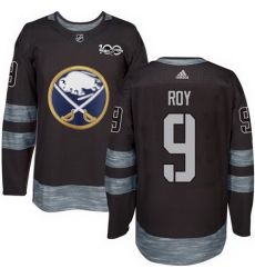 Sabres #9 Derek Roy Black 1917 2017 100th Anniversary Stitched NHL Jersey