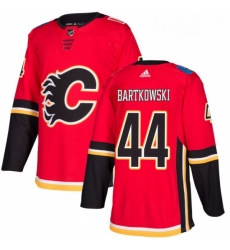 Youth Adidas Calgary Flames 44 Matt Bartkowski Authentic Red Home NHL Jersey 