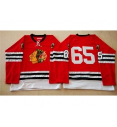 Chicago Blackhawks #65 Andrew Shaw Red Mitchell And Ness 1960-61 Stitched NHL Jersey