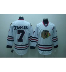 Chicago Blackhawks 7 Brent Seabrook white Jerseys