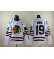 NHL Chicago Blackhawks #19 Jonathan Toews 2015 Winter Classic White Jerseys