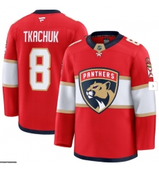 Men Florida Panthers Brady Tkachuk #8 Red NHL Stitched Jersey