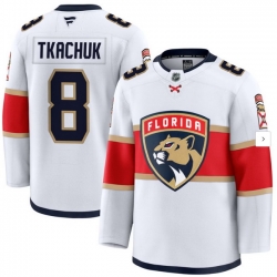 Men Florida Panthers Brady Tkachuk #8 White NHL Stitched Jersey