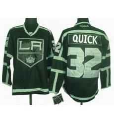 Los Angeles kings 32 Jonathan Quick black ice jerseys